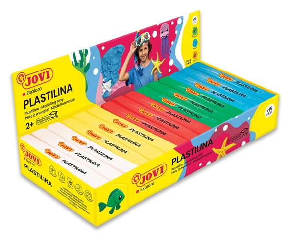 JOVI 71B 150GR KURUMAYAN OYUN HAMURU BASIC 3 X 5 RENK - 15'Lİ KUTU ürün görseli 1