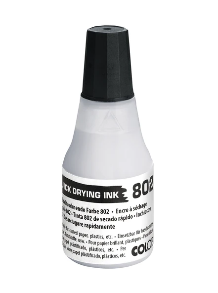 COLOP 802 25ML ÇABUK KURUYAN MÜREKKEP BEYAZ ürün görseli 1