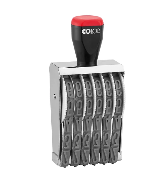COLOP 018006 BANDLI NUMARATÖR - 18MM/6 HANELİ ürün görseli 1
