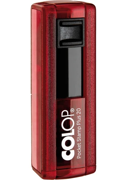 COLOP CEP20 KAŞE KIRMIZI KASA MAVİ KEÇE - 14X38MM ürün görseli 1