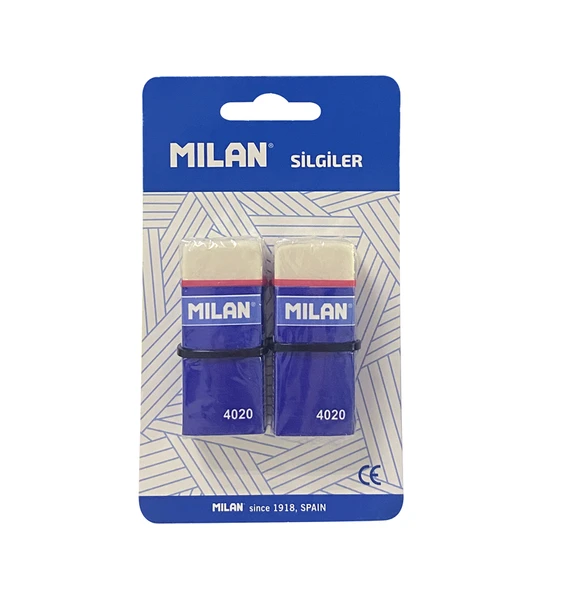 MILAN SOFT SYNTHETIC 4020 SİLGİ BLİSTER - 2Lİ ürün görseli 1