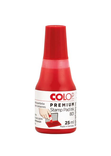 COLOP 801 25ML KIRMZI MÜREKKEP ürün görseli 1