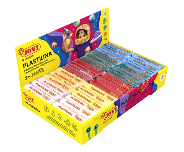 JOVI 70B 50GR KURUMAYAN OYUN HAMURU BASIC 6 X 5 RENK - 30'LU KUTU ürün görseli 1