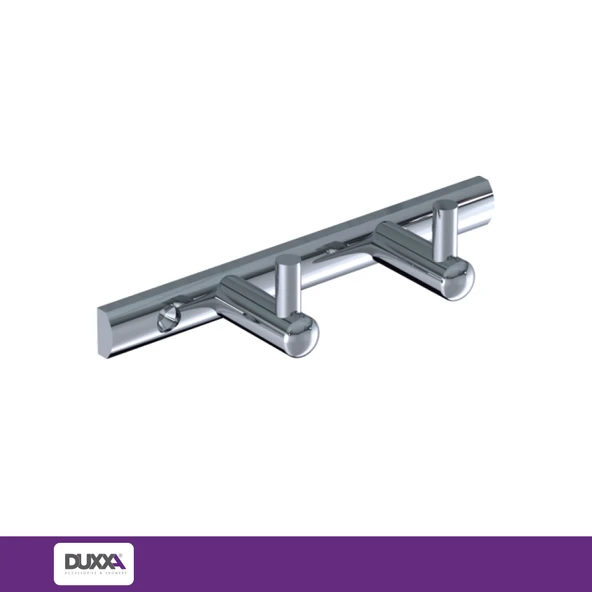 Duxxa Minimal Set Askılık Krom İkili A.412 ürün görseli 1