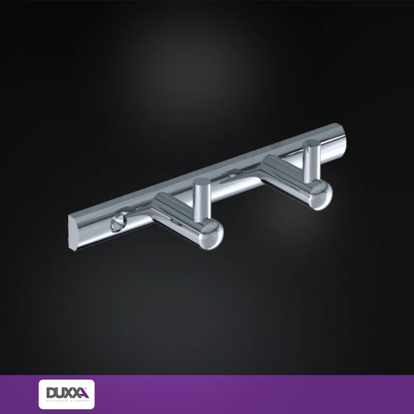 Duxxa Minimal Set Askılık Krom İkili A.412 - Resim 4