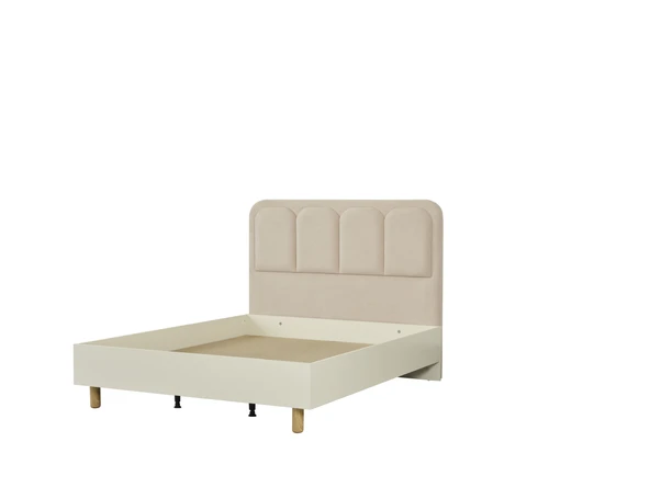 Dienni Bohem Modern Çift Kişilik Karyola, Başlık- - 160x200 Yatak Uyumlu Sağlam Yatak İskeleti - Yatak Dahil Değildir ürün görseli 1