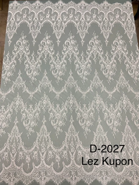 LEZ DANTEL 2027 KIRIK BEYAZ - Resim 3