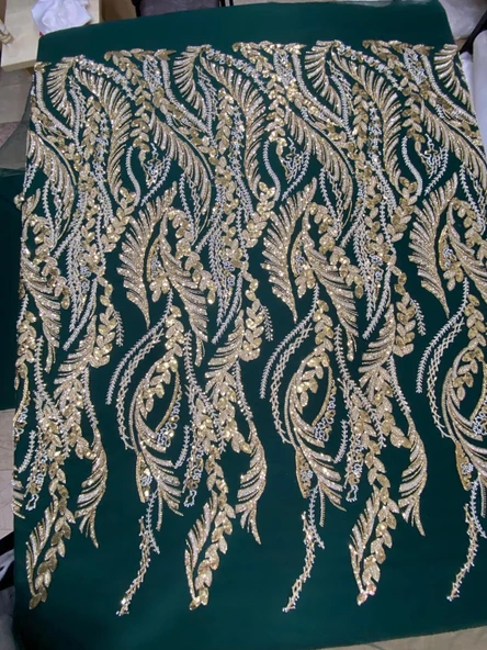 DT 1001.01 YESIL-GOLD - Resim 2