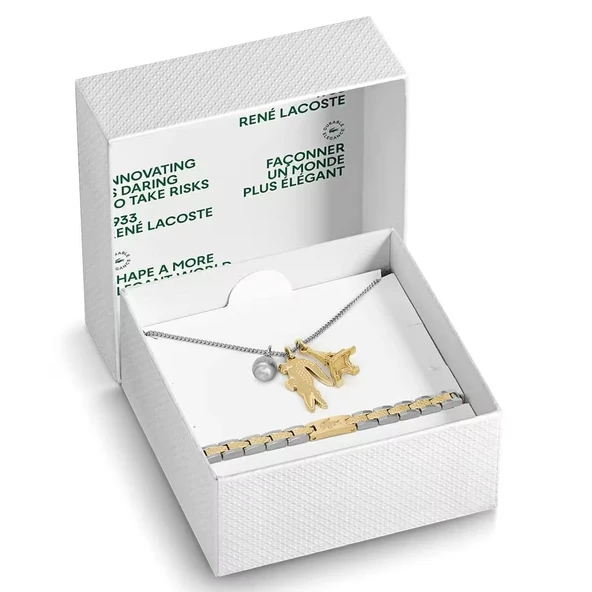 Lacoste LACJ2070045 Kolye ve Bileklik Seti - Resim 2