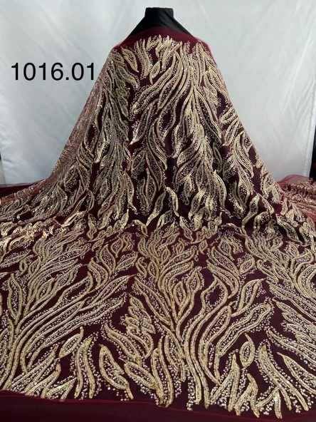 DT 1016.01 BORDO-GOLD ürün görseli 1
