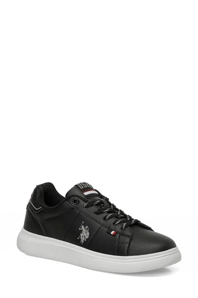 U.S. Polo Assn. ARES 6FX 102156916 Erkek Sneaker Ayakkabı Siyah 40-45 ürün görseli 1