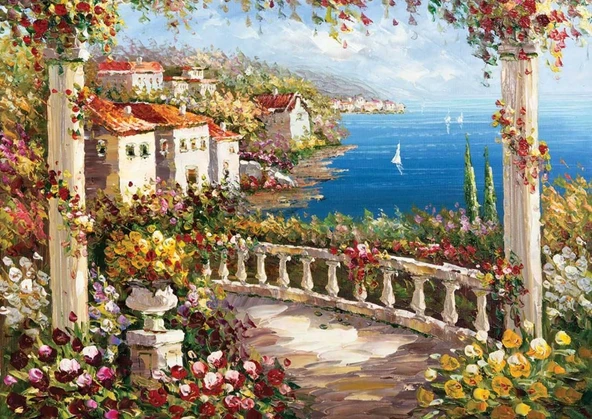 Ks Puzzle Land Of Peace 68 x 48 cm 1000 Parça Puzzle ürün görseli 1