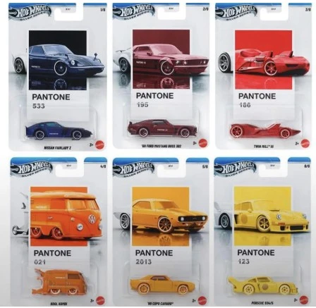 Hot Wheels Silver Series Pantone 6'lı Set JKY47 ürün görseli 1