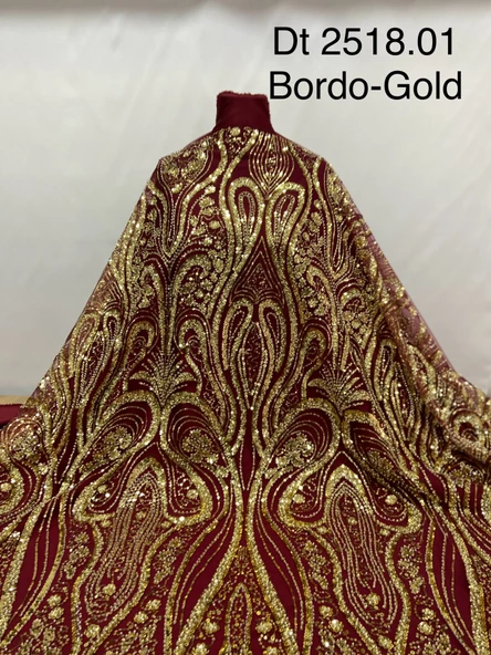 DT 2518.01 BORDO-GOLD ürün görseli 1