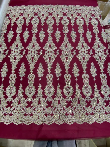 DT 1015.01 BORDO-GOLD ürün görseli 1