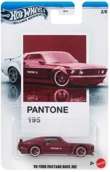 Hot Wheels Silver Series Pantone '69 Ford Mustang Boss 302 JKY48 ürün görseli 1