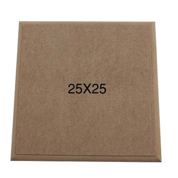 Ahşap Kare Pano 25x25cm PA222 ürün görseli 1