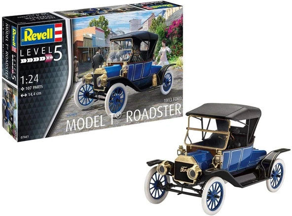 Revell Model Kit 1913 Ford T Roadster ürün görseli 1