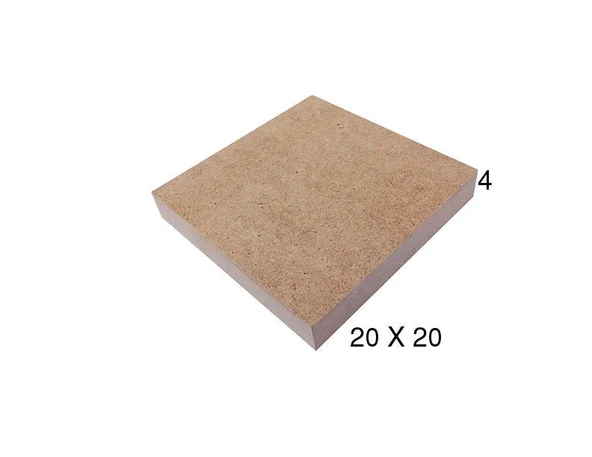 Ahşap Kare Pano 20x20cm PA211 ürün görseli 1