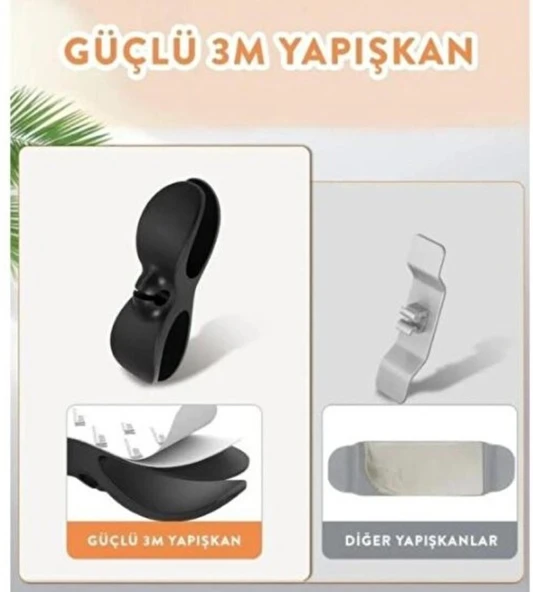 2 adet Yapışkanlı Kablo Toparlayıcı - Resim 3