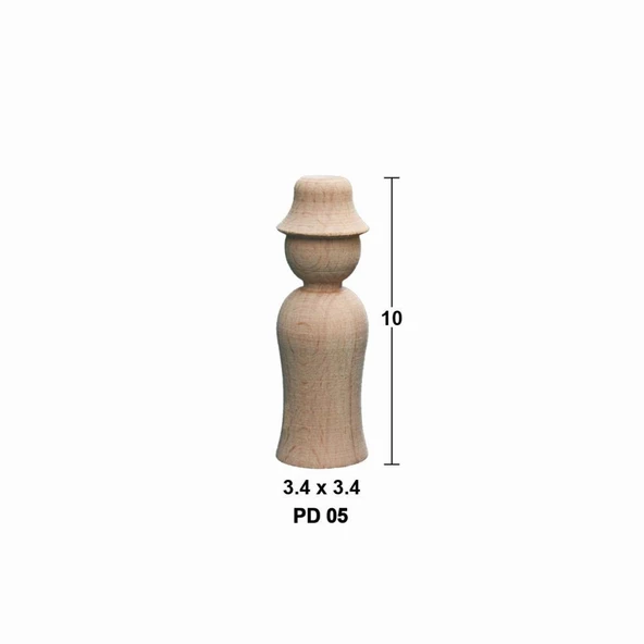 Boyanabilir Peg Doll  PD05 ürün görseli 1