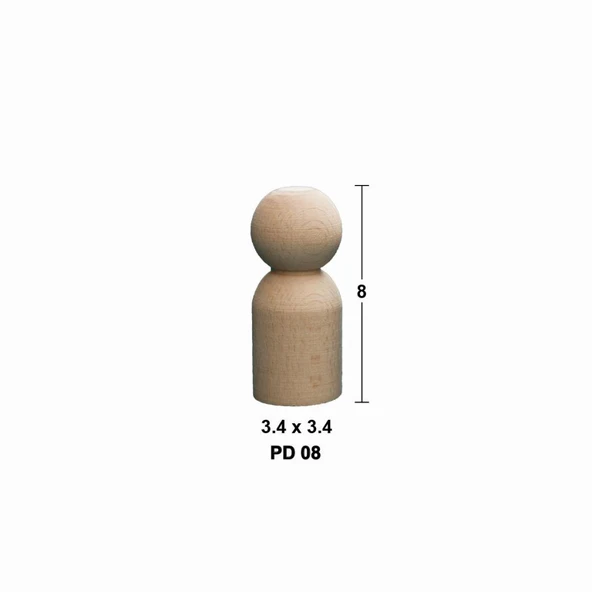 Boyanabilir Peg Doll  PD08 ürün görseli 1