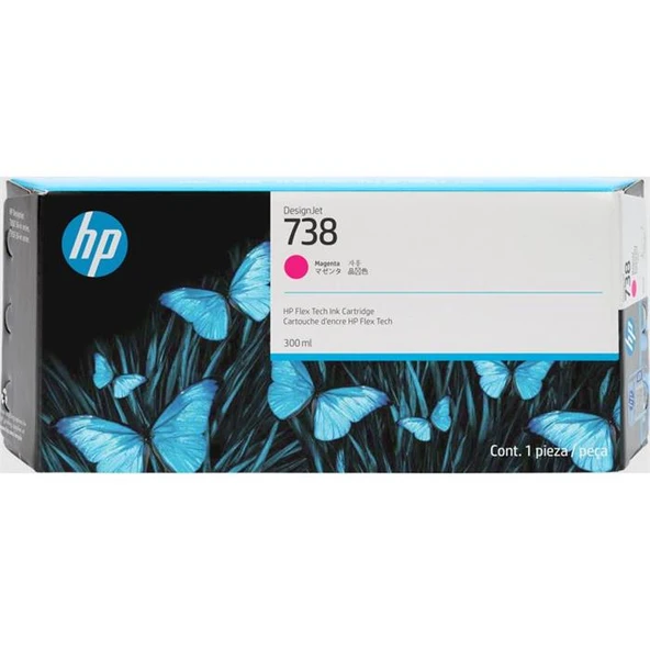HP 738 676M7A Kırmızı Kartuş ürün görseli 1