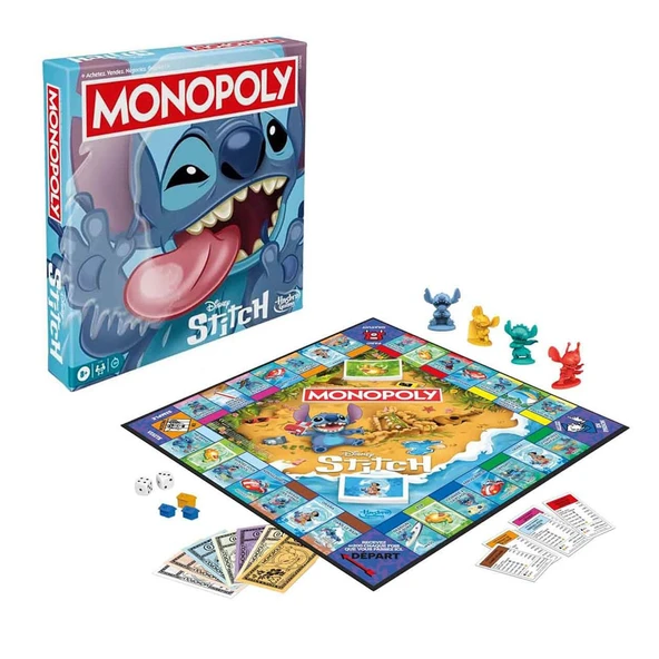 Monopoly Stitch Kutu Oyunu G0388 ürün görseli 1
