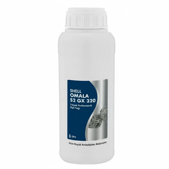 SHELL OMALA S2 GX 320 DİŞLİ YAĞI - 1 LİTRE ürün görseli 1