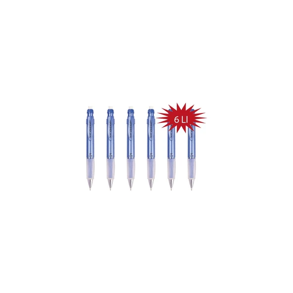 Serve Deep Mekanik Uçlu Kalem 0.7 mm Metalik Kristal Violet 6lı Paket ürün görseli 1