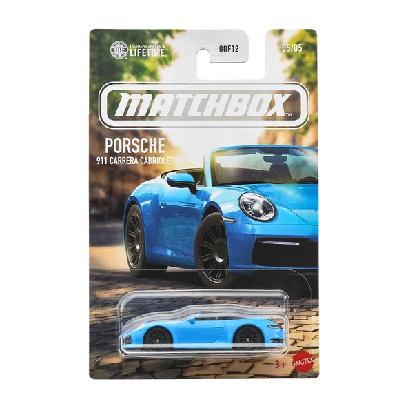 Matchbox  Temalı Arabalar - PORSCHE 911 CARRERA CABRIOLET JJR59-GGF12 ürün görseli 1