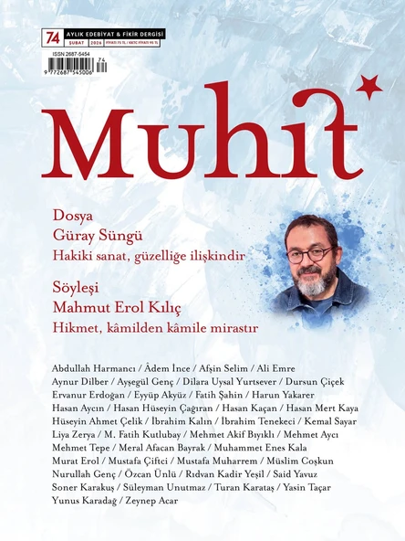 Muhit Dergi 74.Sayı Şubat 2026 ürün görseli 1