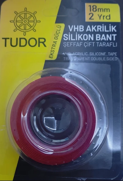 Çift Taraflı Akrilik Silikon Bant Şeffaf Ekstra Güçlü Yapışkanlı Su Geçirmez Çerçeve Tablo Bandı ürün görseli 1