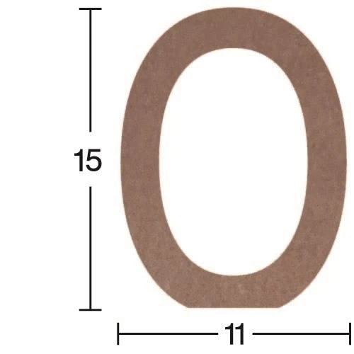 Harf Ahşap Obje 18mm - O ürün görseli 1