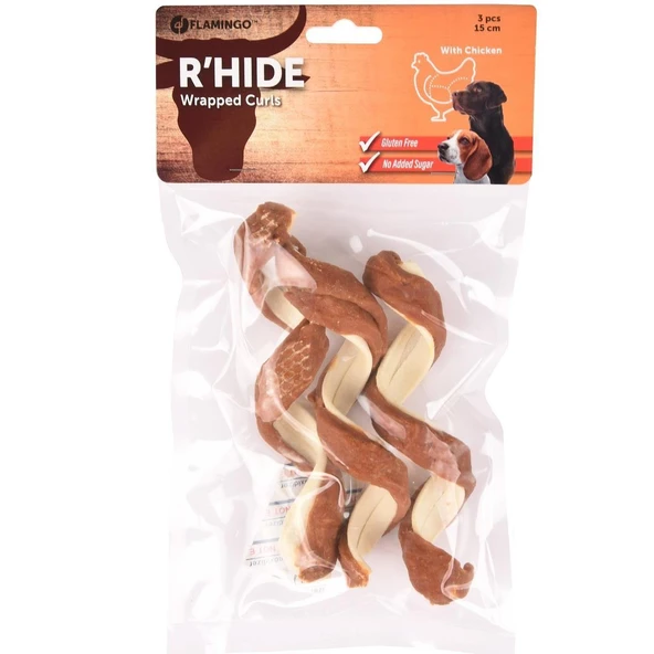Flamingo R'Hide Ördekli Glutensiz Tavuklu Köpek Ödül Maması 15 Cm ürün görseli 1