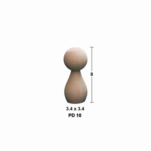 Boyanabilir Peg Doll  PD10 ürün görseli 1