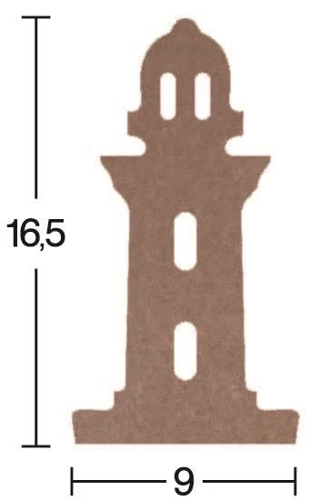 Ahşap Deniz Feneri H-88 ürün görseli 1