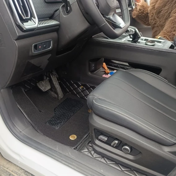 Chery Jaecoo7 Aracına Özel 8D Çift Katmanlı Havuzlu Paspas Takımı  (Siyah) ürün görseli 1