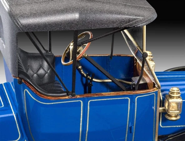 Revell Model Kit 1913 Ford T Roadster - Resim 5