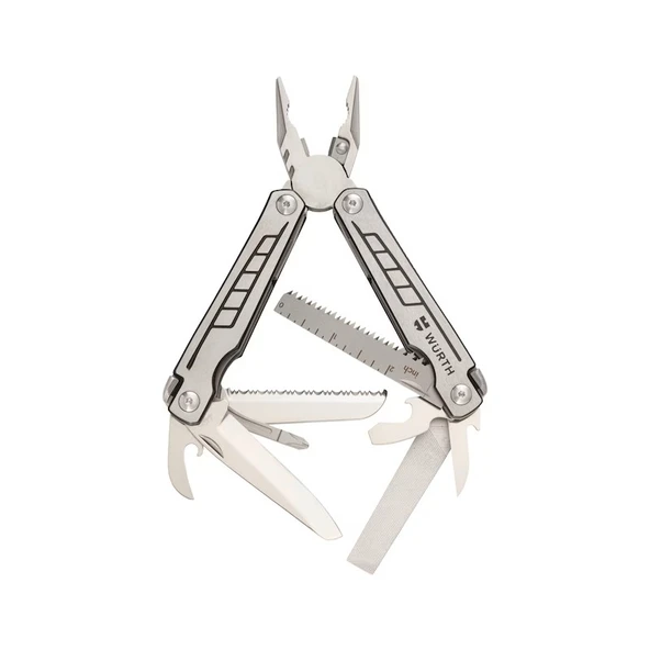 WÜRTH Multi-Function Tool Set 2 Parça - Kamp, Outdoor ve Ev İçin Çok Amaçlı Alet - Resim 2