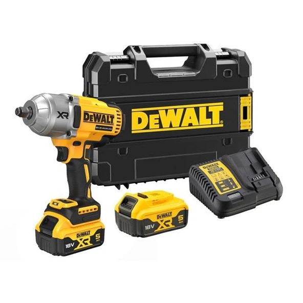 Dewalt DCF900P2T 18Volt/5.0Ah 1396Nm Çift Akülü Profesyonel Somun Sıkma ürün görseli 1