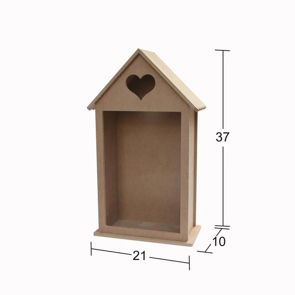 Ahşap Bibloluk 37x21cm L-348 ürün görseli 1