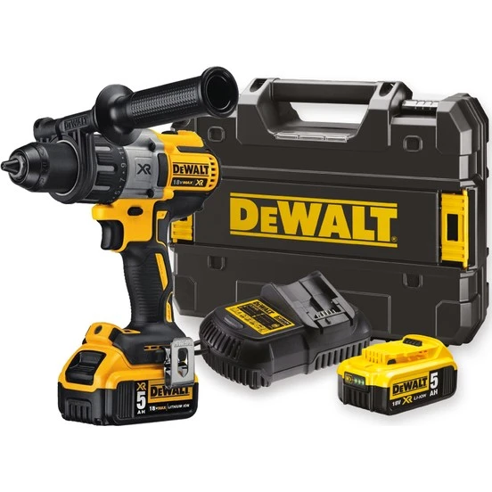 Dewalt DCD996P2 18Volt/5.0Ah Li-ion Çift Akülü Kömürsüz Darbeli Matkap ürün görseli 1