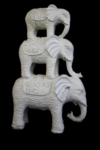 Polyester Üst Üste 3 Desenli Fil 25x16cm HYK796 ürün görseli 1