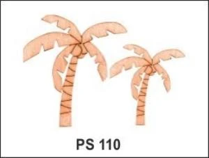 Lazer Kesim Ahşap Süsler PS-110 ürün görseli 1