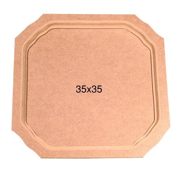 Ahşap Altıgen Tepsi 35x35cm T692 ürün görseli 1