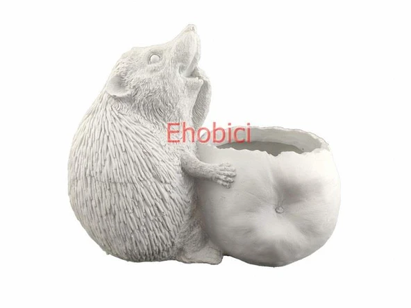 Polyester Kirpi Saksı 22x23cm HYK292 ürün görseli 1