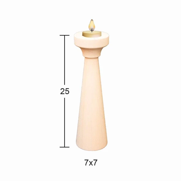 Ahşap Şamdan ŞA-18 ürün görseli 1