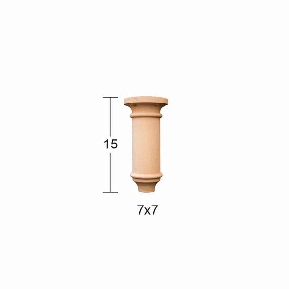 Torna Ayak 15cm Doğal Ağaç FT28 ürün görseli 1