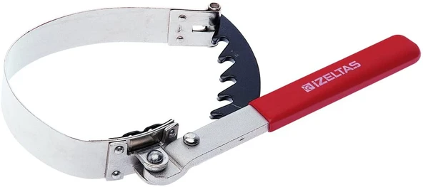 İzeltaş 6370260100 Yağ Filtre Sökeceği, Krom/Kırmızı, 75/100 mm ürün görseli 1